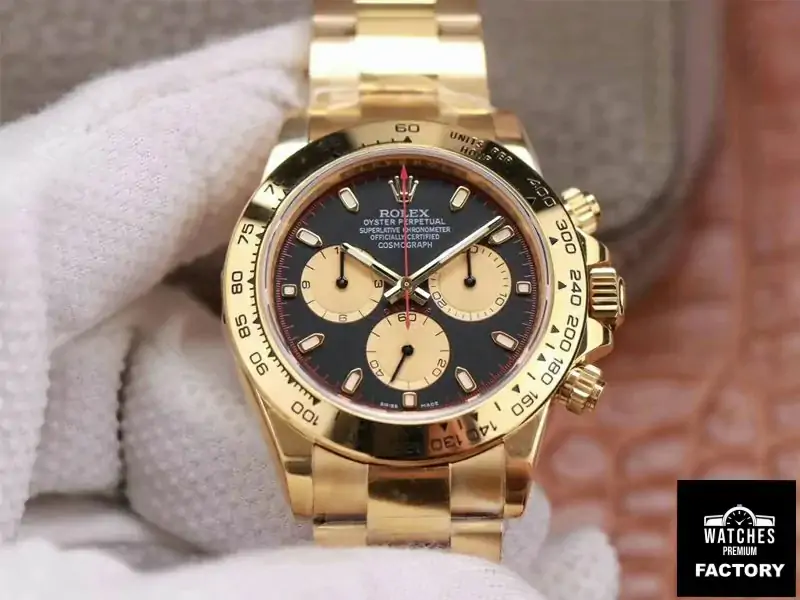 Rolex Daytona M116508-0009 Noob Factory Black Dial 4130 Movement