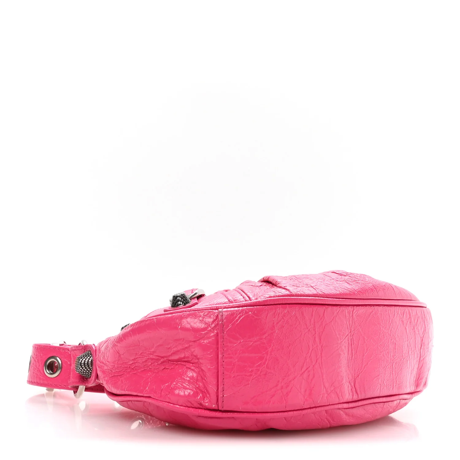 Agneau Arena Le Cagole Shoulder Bag XS Hot Pink