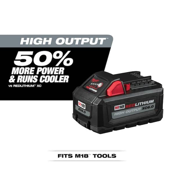 M18 FUEL 18V Lithium Ion Brushless Cordless SAWZALL Reciprocating Saw Kit with Two 6 0Ah Batteries Image 8