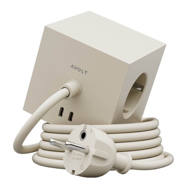 Square 1 USB-C kabel 3 m Nomad Sand