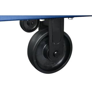 Ensemble coffre à outils roulant robuste à 23 tiroirs et armoire à outils supérieure, 2025, 142 cm L x 56 cm P, bleu mat