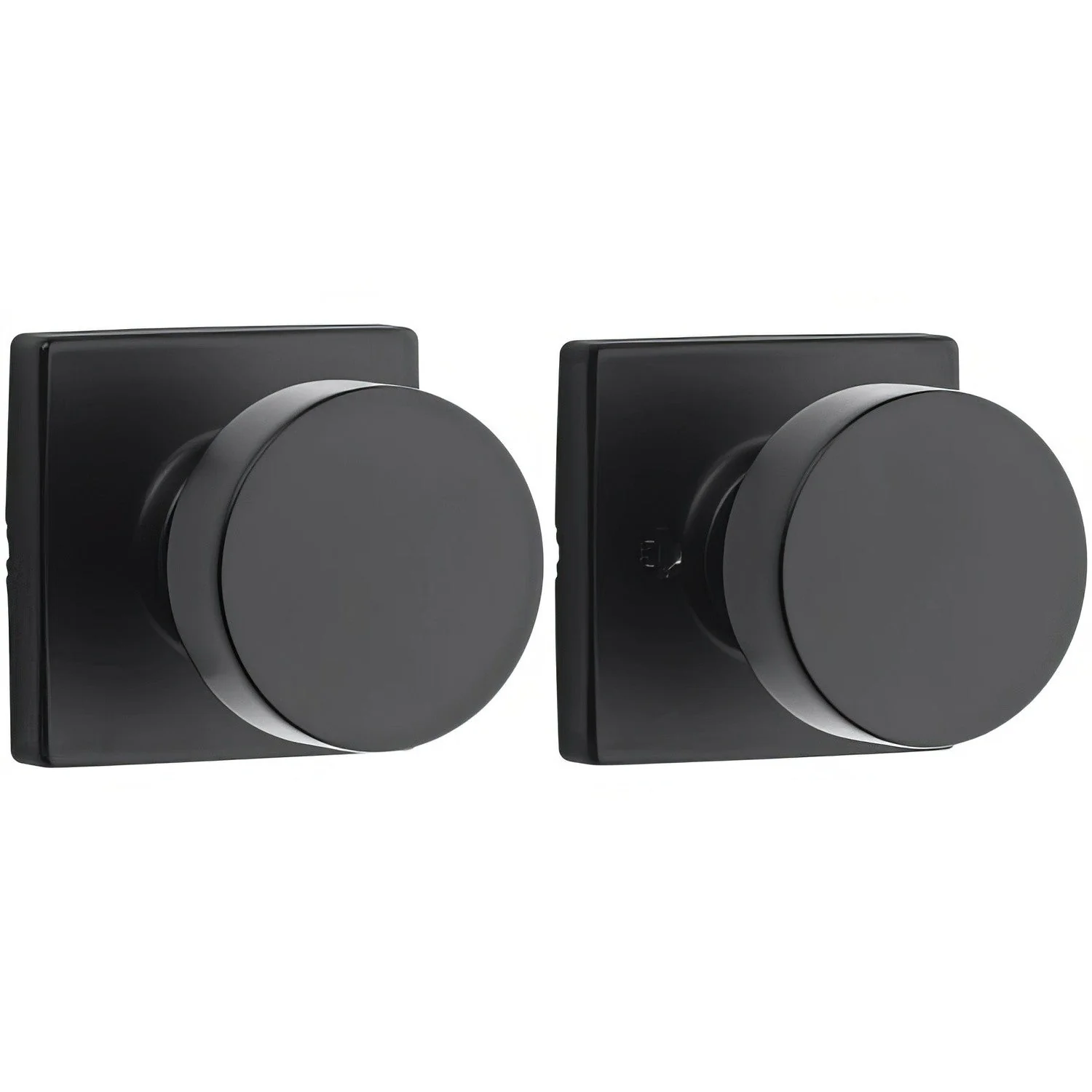 Kwikset 720PSKSQT Pismo Passage Door Knob with Square Rose - TA Screen Specialist, Inc.