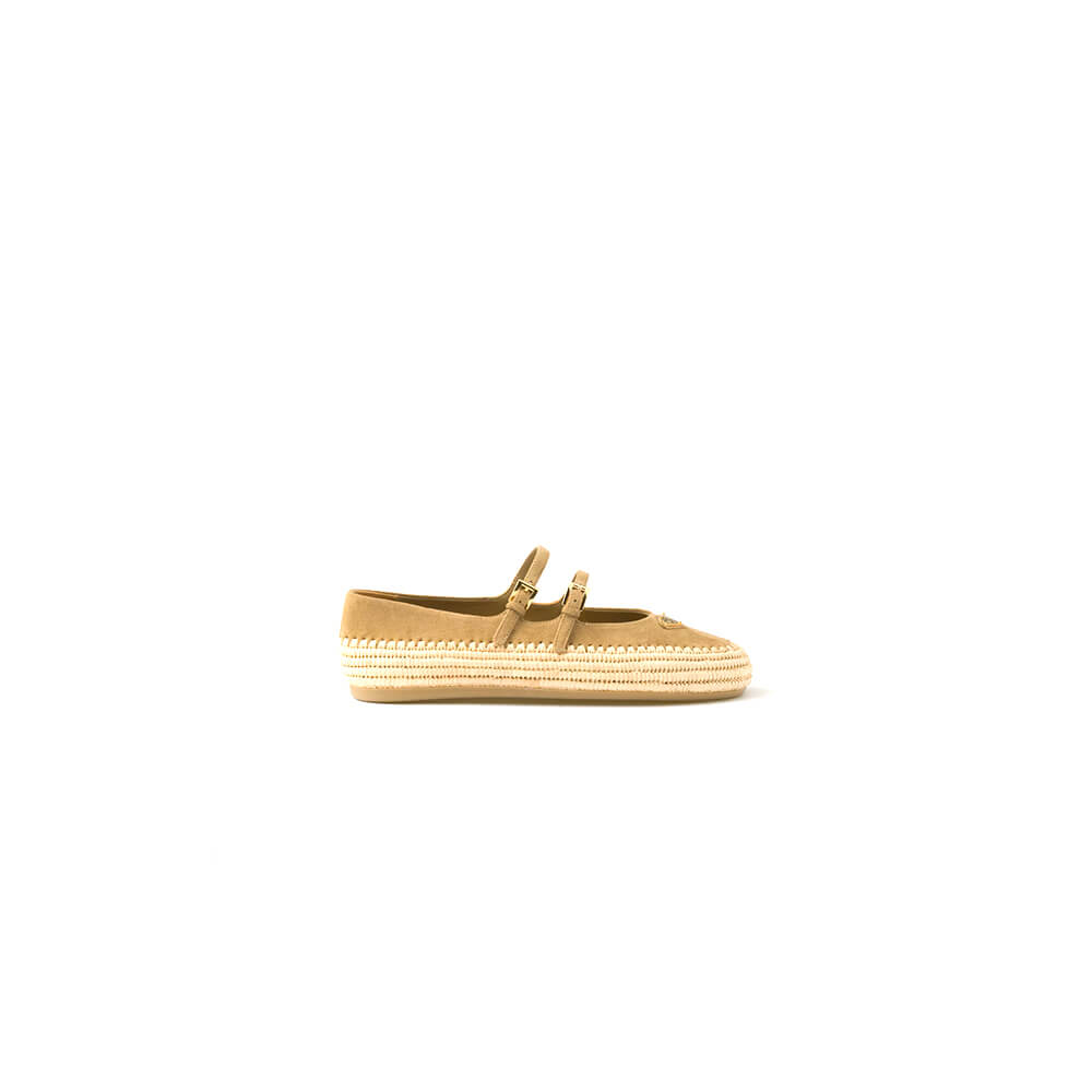 PRADA Suede ballerinas