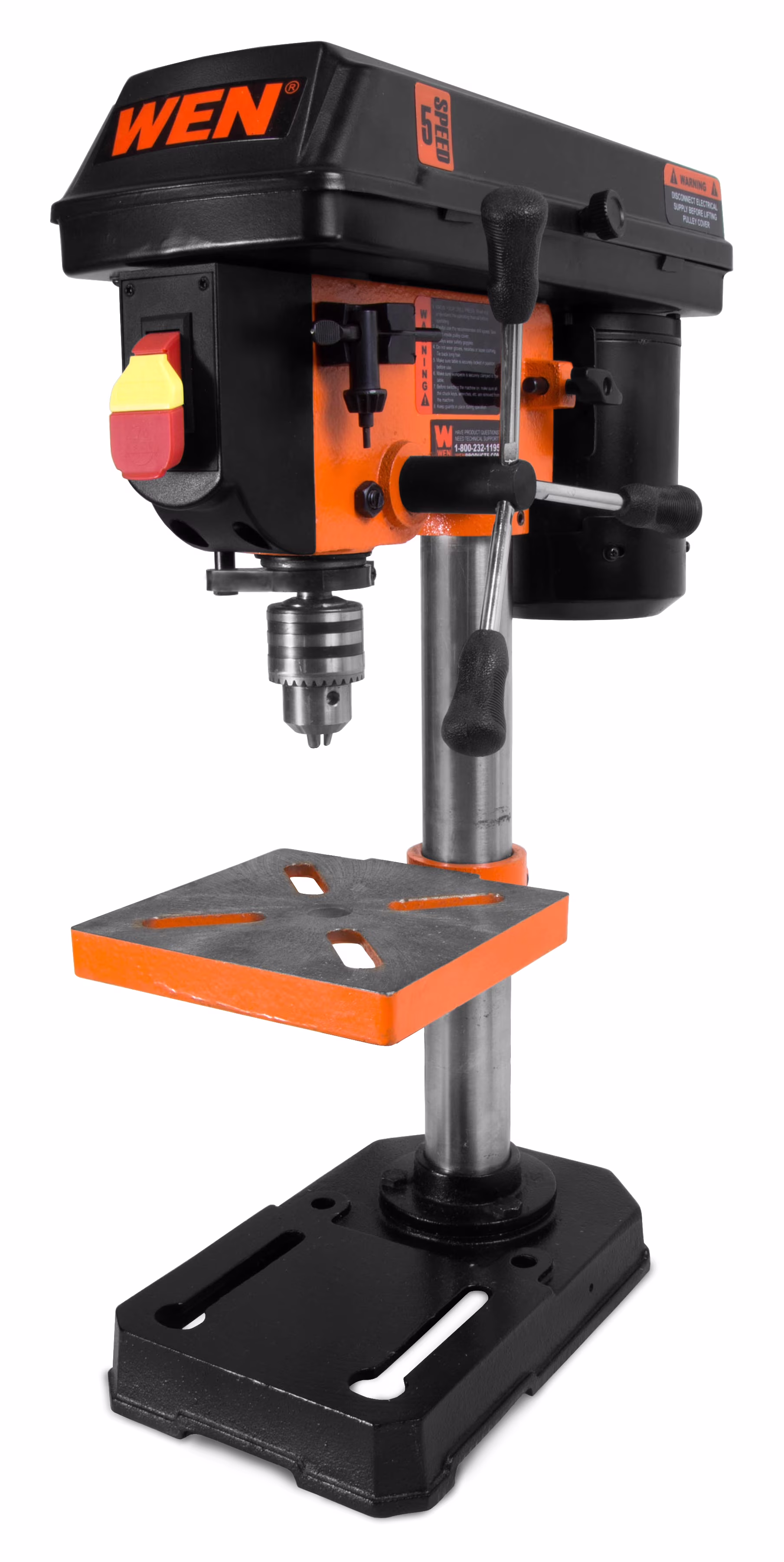 WEN 2.3 - Amp 8 - Inch 5 - Speed Cast Iron Benchtop Drill Press