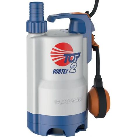 Pedrollo – Pompe de relevage automatique pour eaux usées – Débit 20-180 l/min – Hauteur de refoulement 6,5 m – Flotteur intégré – Corps solide 25 mm