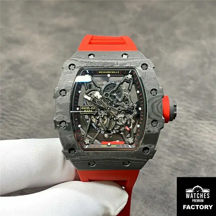 Richard Mille RM35-02 KV Factory Red Strap
