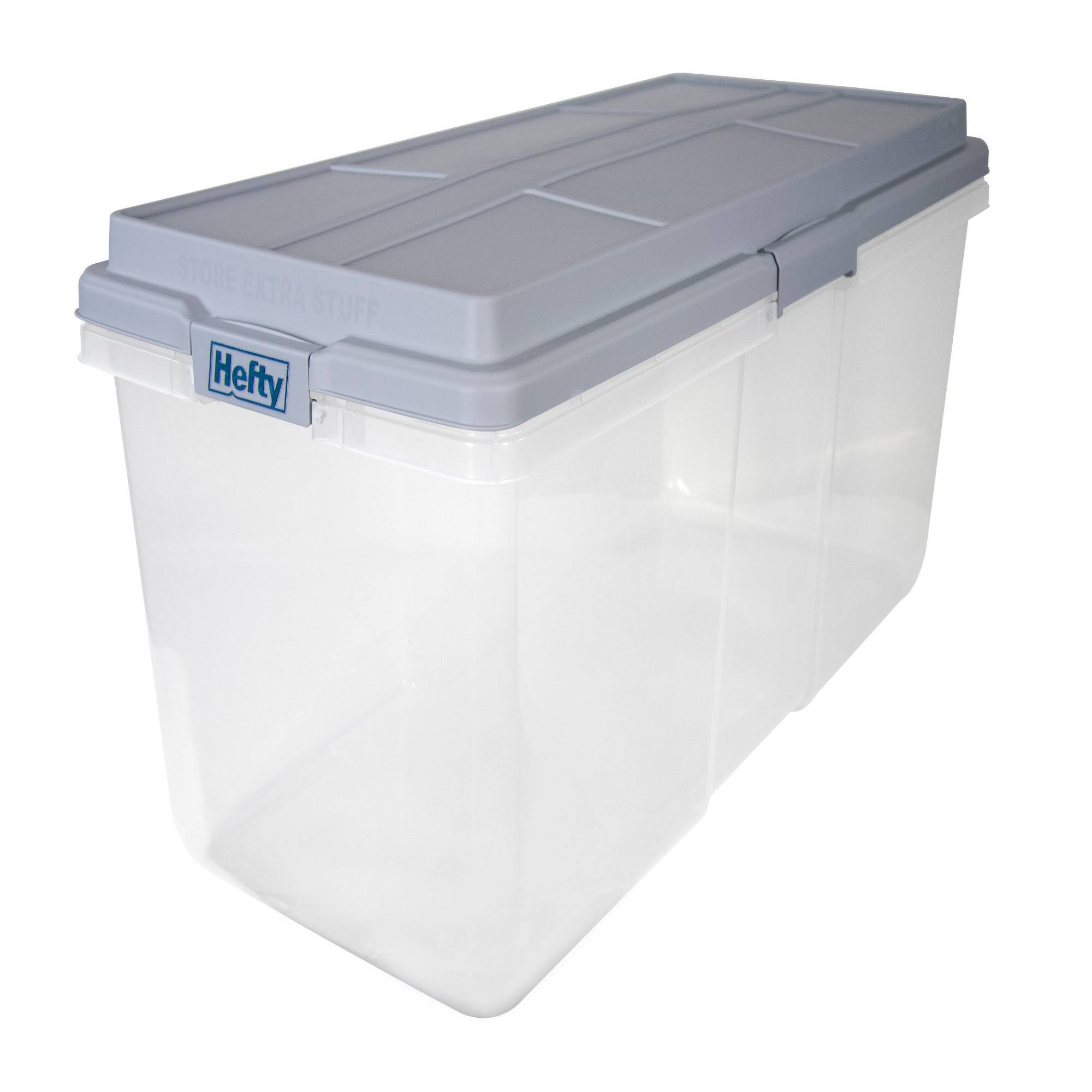 Hefty HI-Rise Clear Storage Container, 24.14