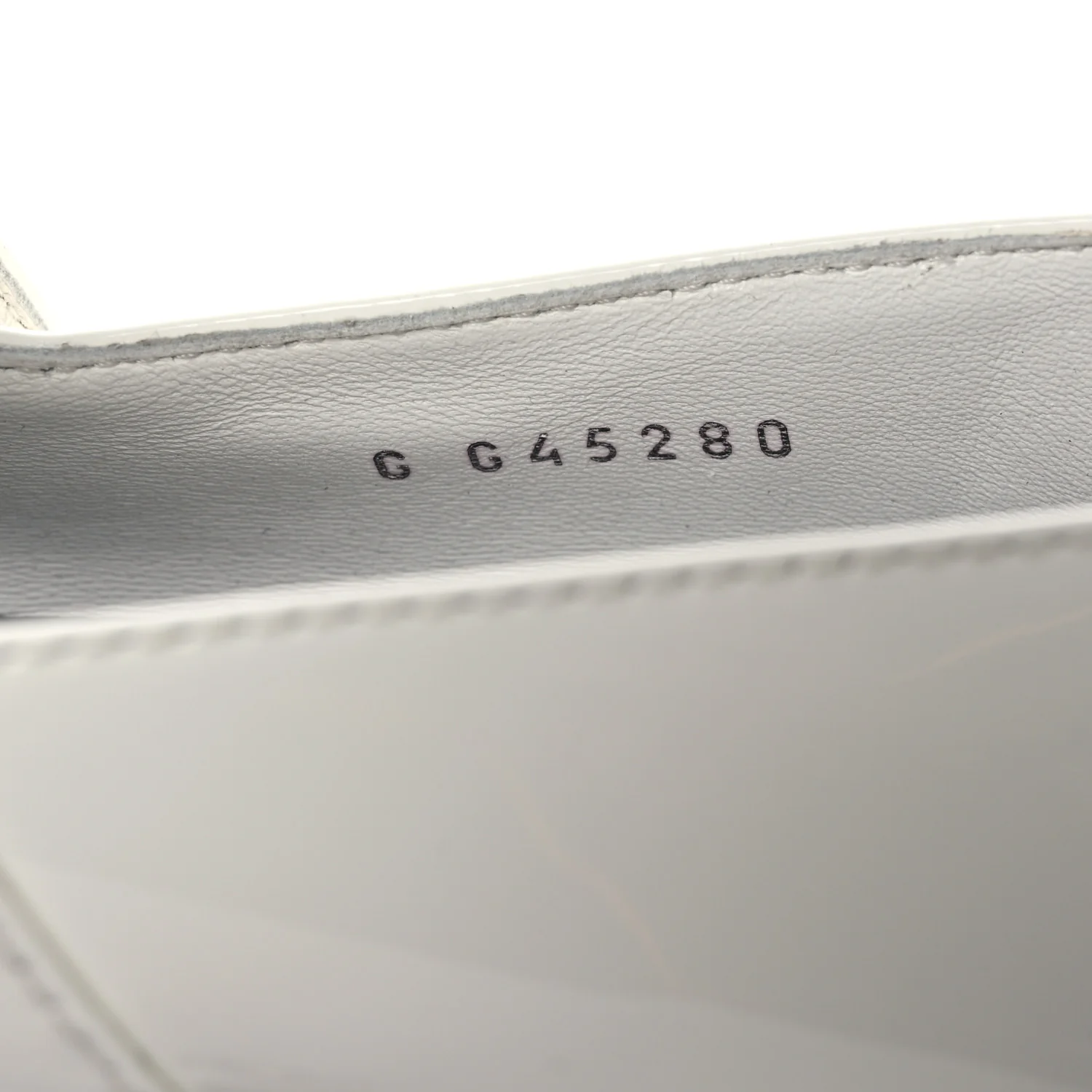 Patent Calfskin Mary Janes Flats 39 White Black