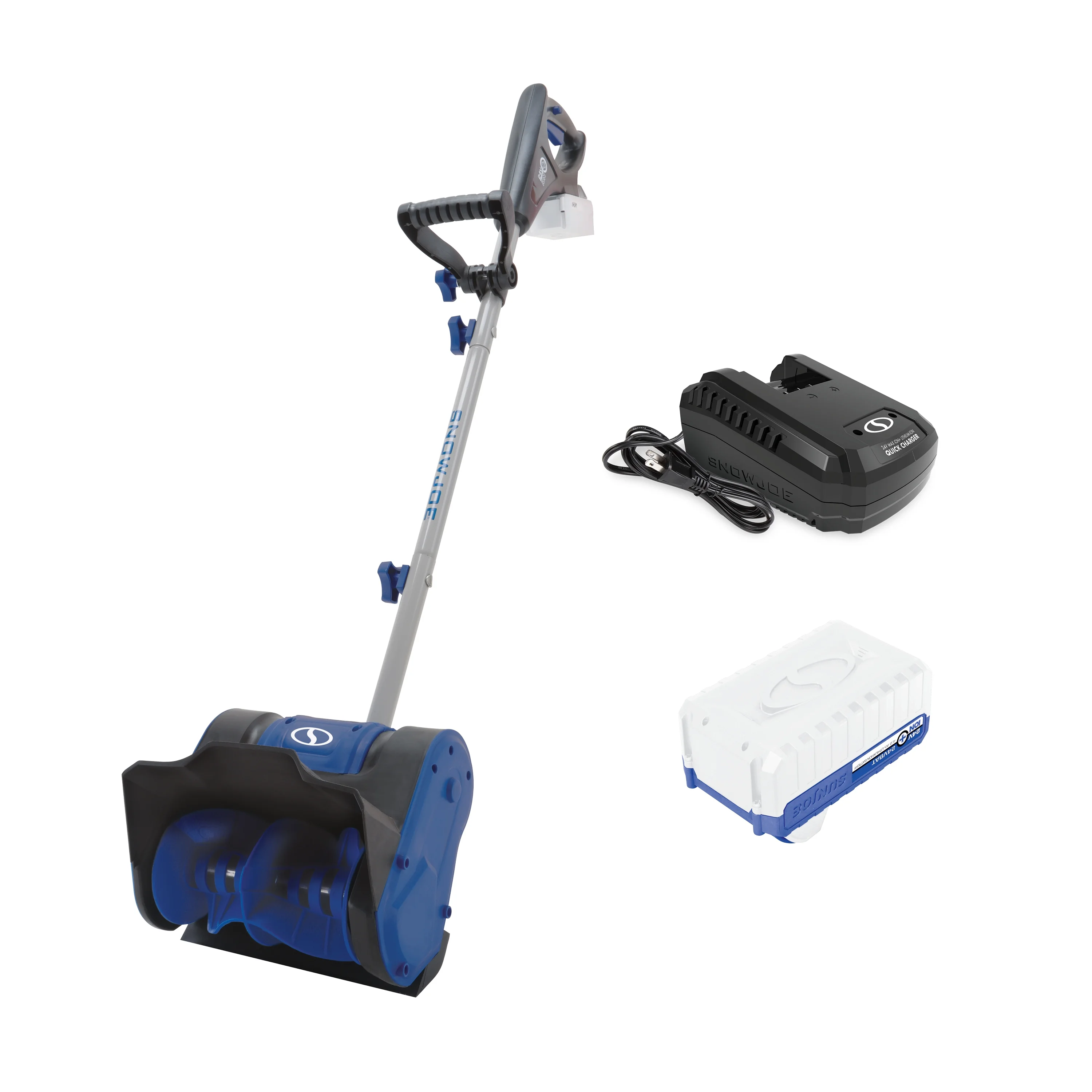24V 10-inch Cordless Snow Shovel, 4.0-Ah Battery Charger(4 Amps) - Image 9