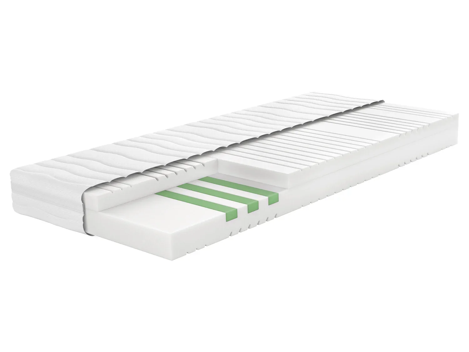 LIVARNO home Matelas en mousse froide, 7 zones, H3, 80 x 200 cm