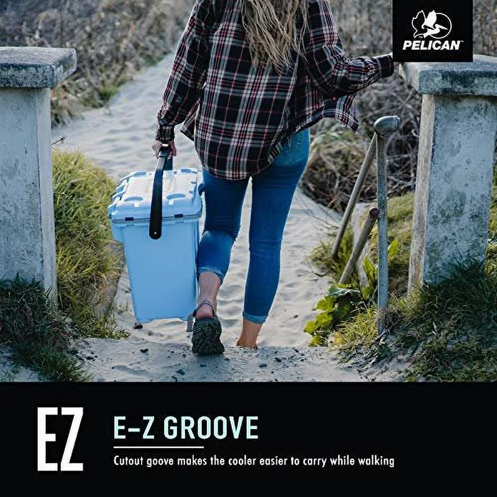 20QT Elite Cooler Dark Grey/Green 15 Can or 4 Wine Bottle Capacity with Ice 2 Day Ice Retention Guaranteed for Life(Grey/Green) - Image 8