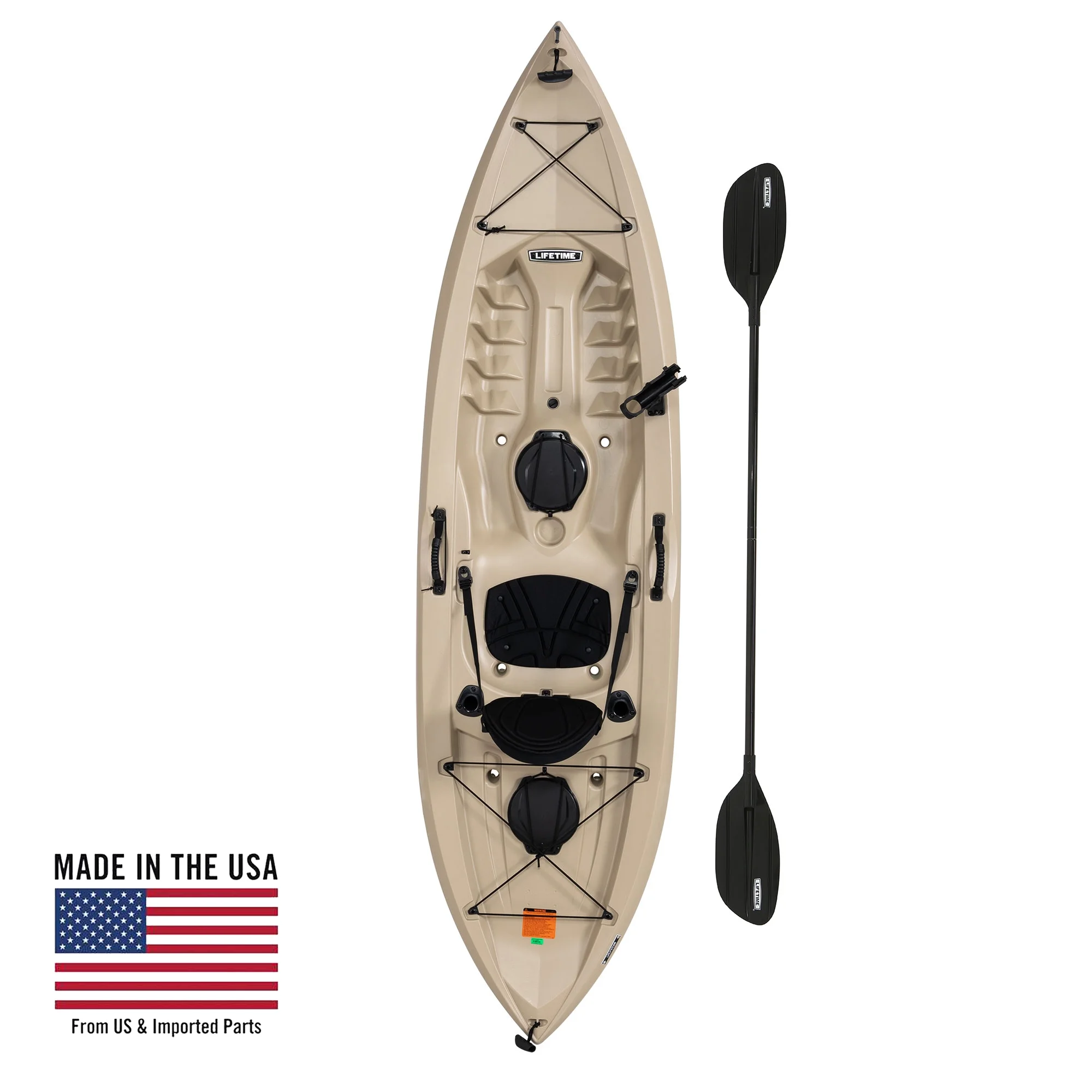Lifetime Tamarack Angler 10 Ft. Fishing Kayak, Volcano Fusion (91340)