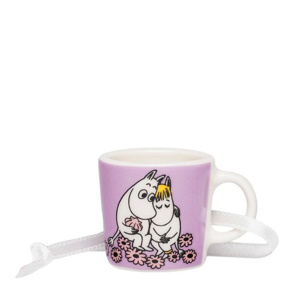 Mummikopp mini 3 cm Kjærester lilla
