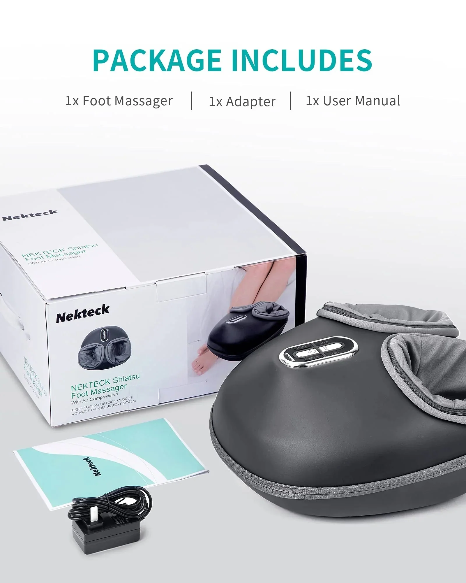 Foot Massager Machine with Soothing Heat