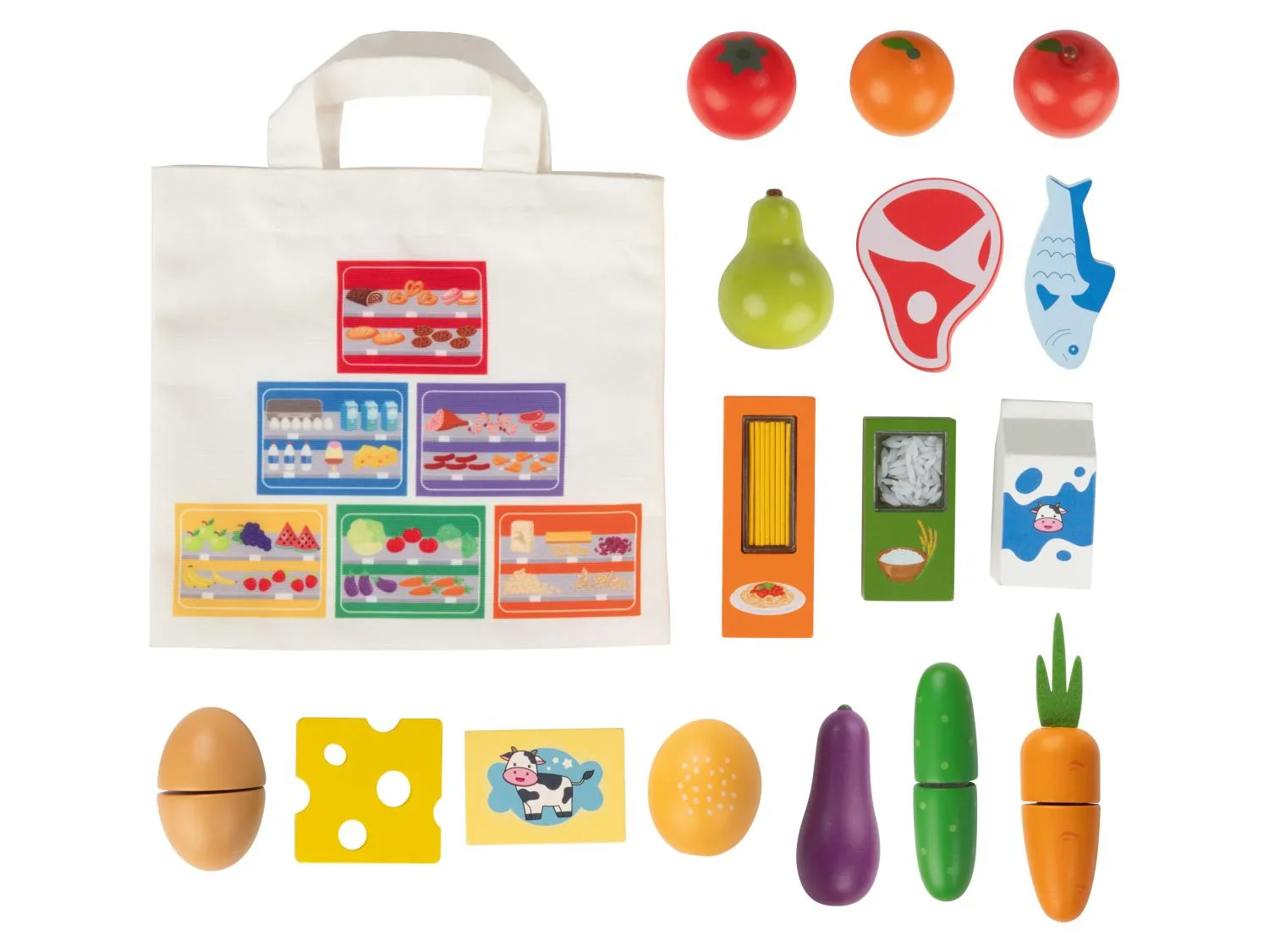 lupilu Set de jeu d'aliments