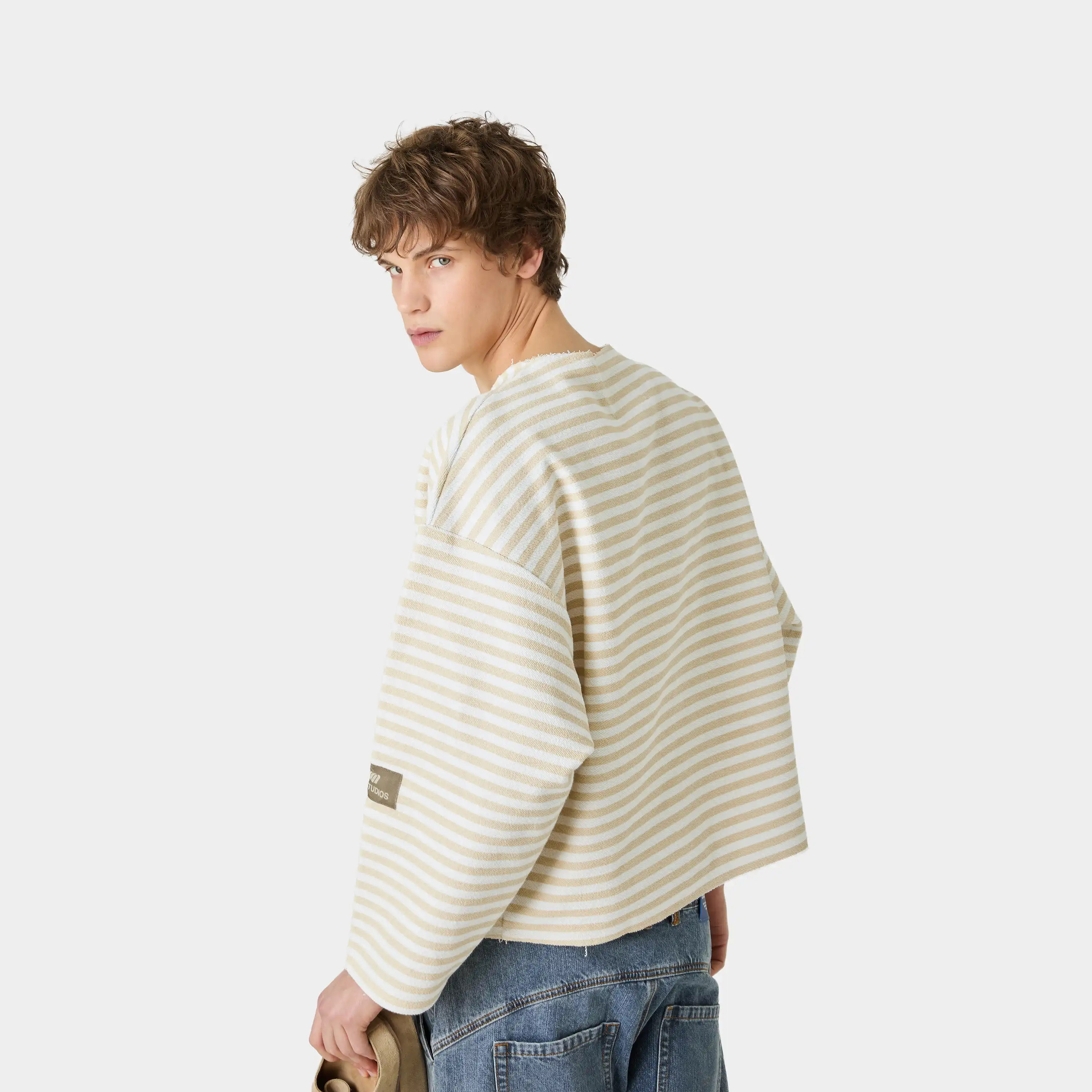 Sade Off Sand Reverse Crewneck