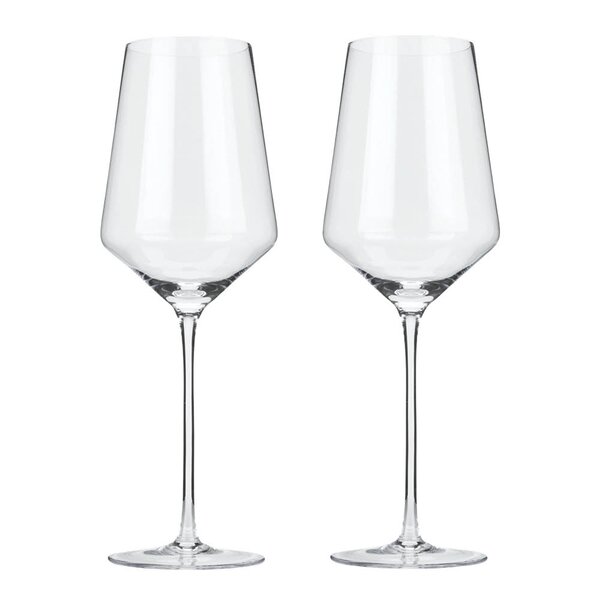 Raye vinklet bordeauxglass i krystall 47 cl 2 stk