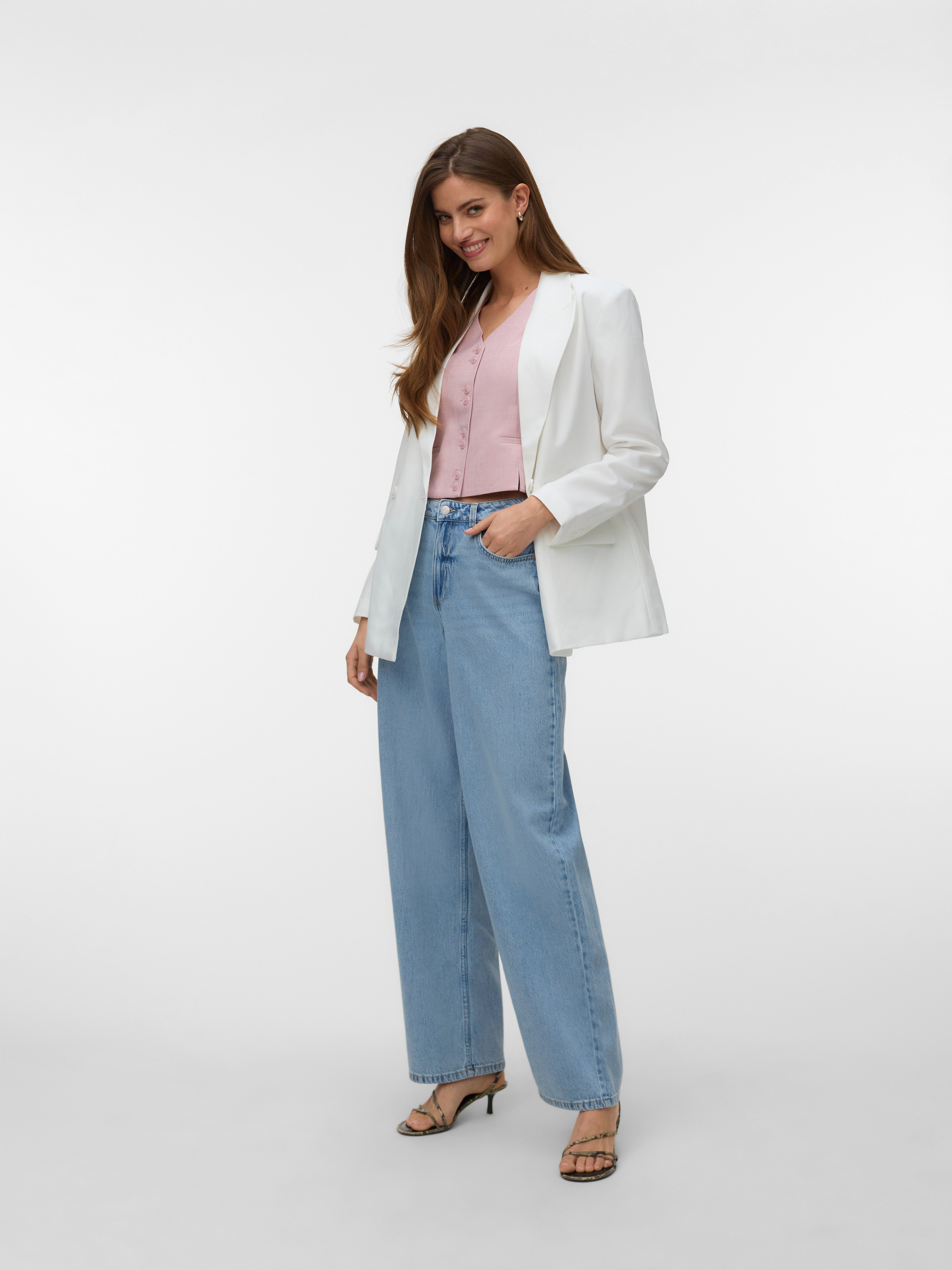 VERO MODA® VMESTELLE High rise Barrel Fit Jeans