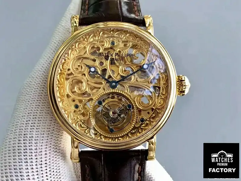 Patek Philippe Tourbillon Yellow Gold Skeleton Dial