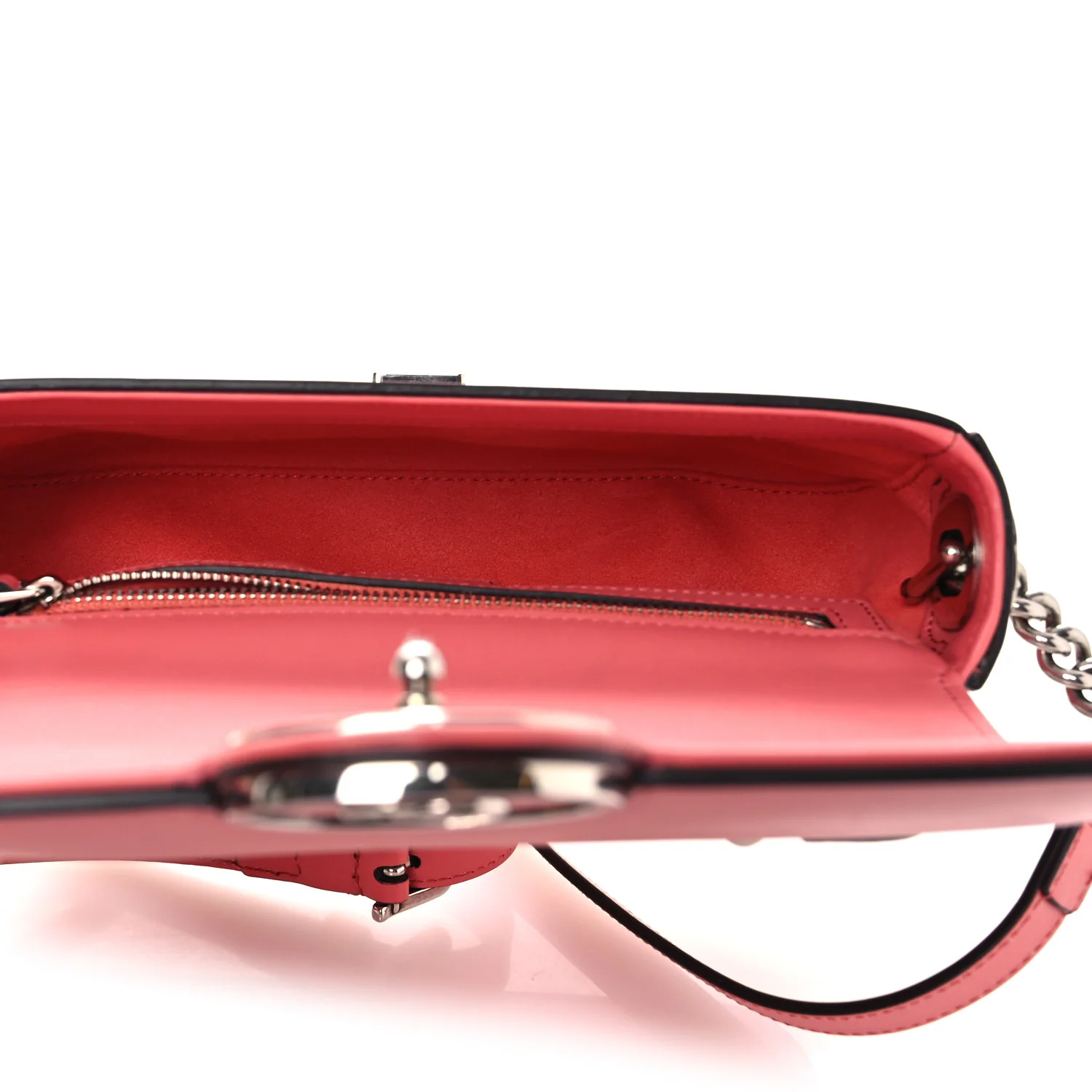 Senna Calfskin Petite GG Top Handle Shoulder Bag Pink