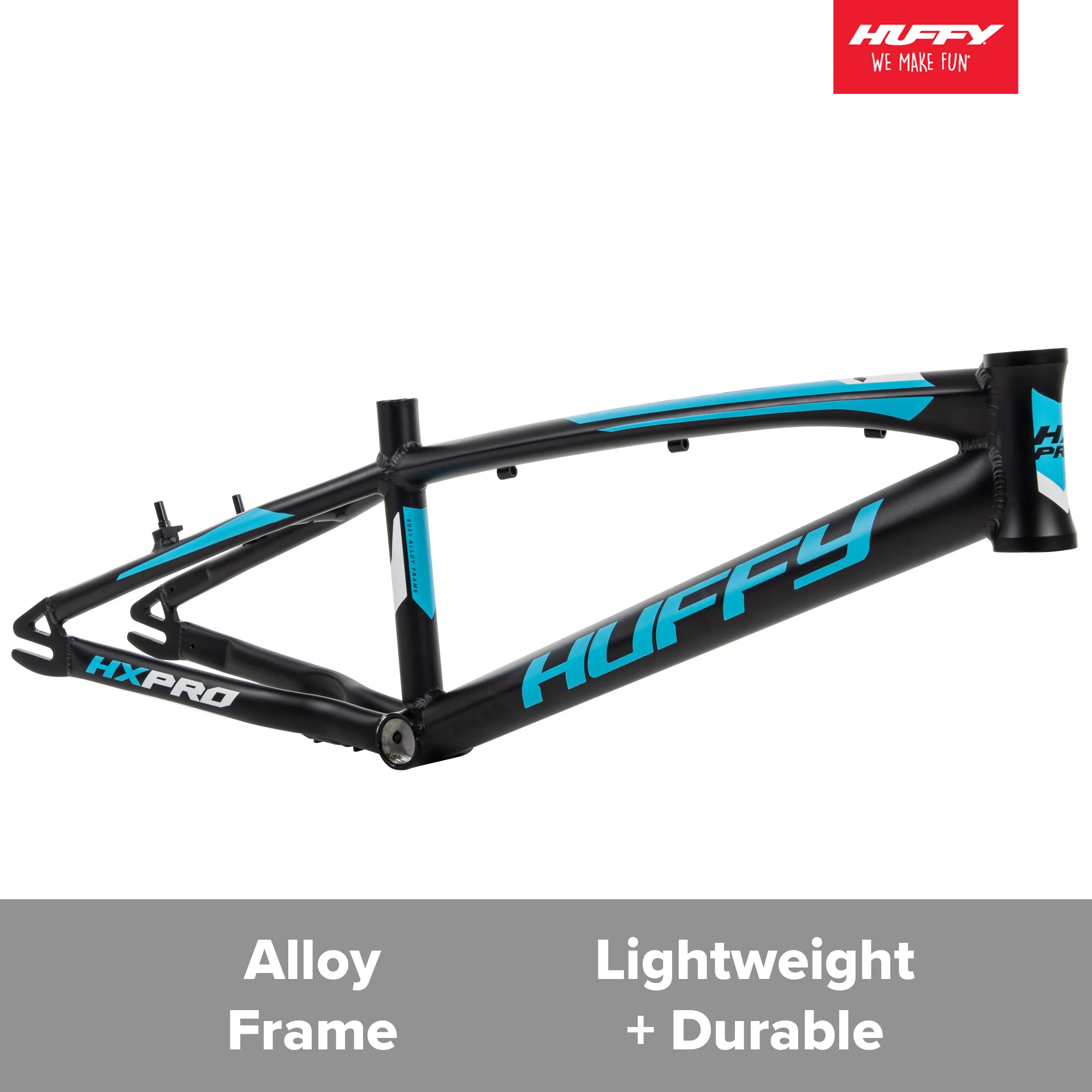 20-inch BMX Bikes HX-Pro Bike, Black with Teal, Aluminum Frame - Image 4