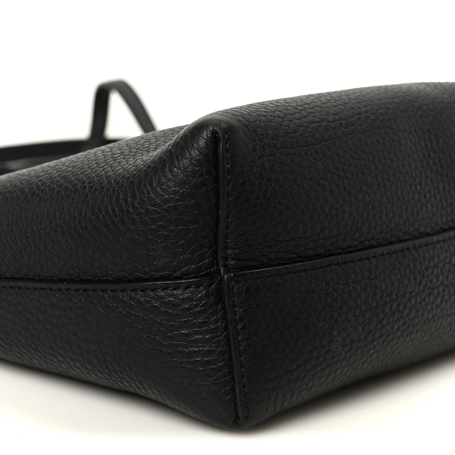 Grained Calfskin Small Park Tote Black