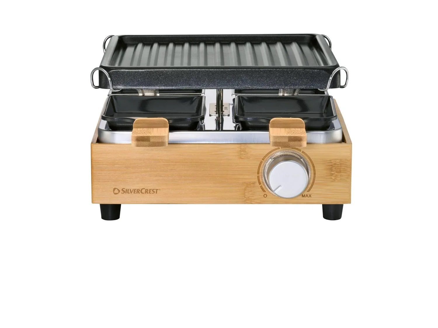 SILVERCREST Raclette-gril en bambou