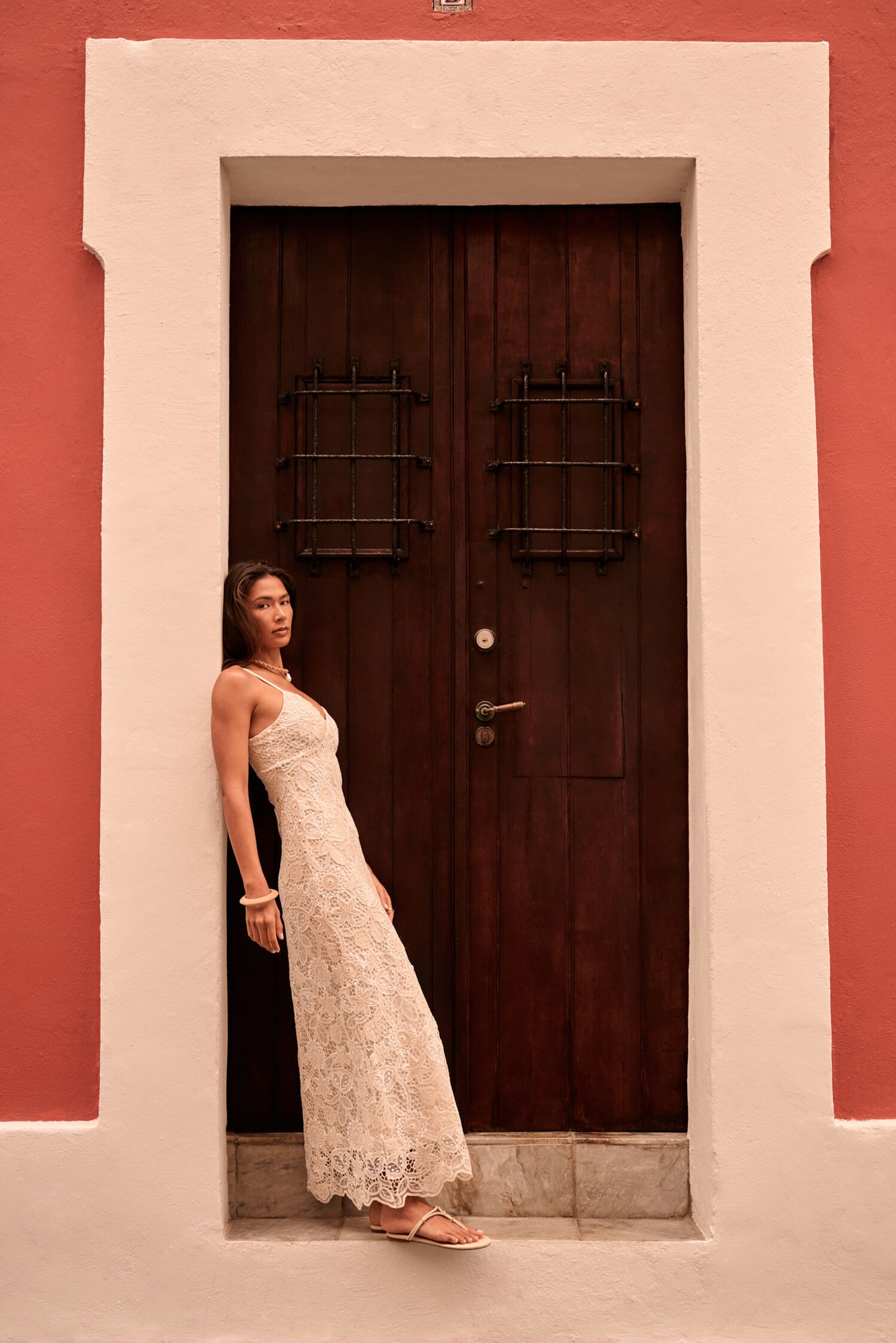 Millie Crochet Maxi Dress