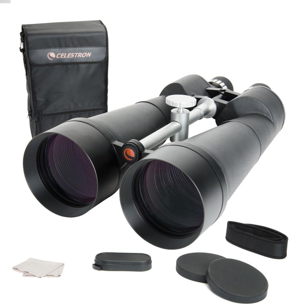 Celestron SkyMaster 25x100 Binoculars – Giant Aperture Binoculars for Deep-Sky Astronomy & Long-Distance Viewing – Multi-Coated Optics – Includes Tripod Adapter & Carrying Case