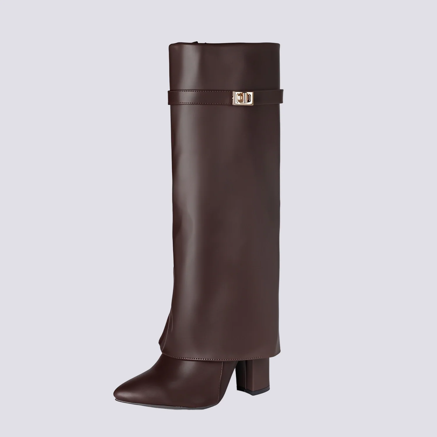 Jacqueline - Bottes Élégantes à Talon Bloc