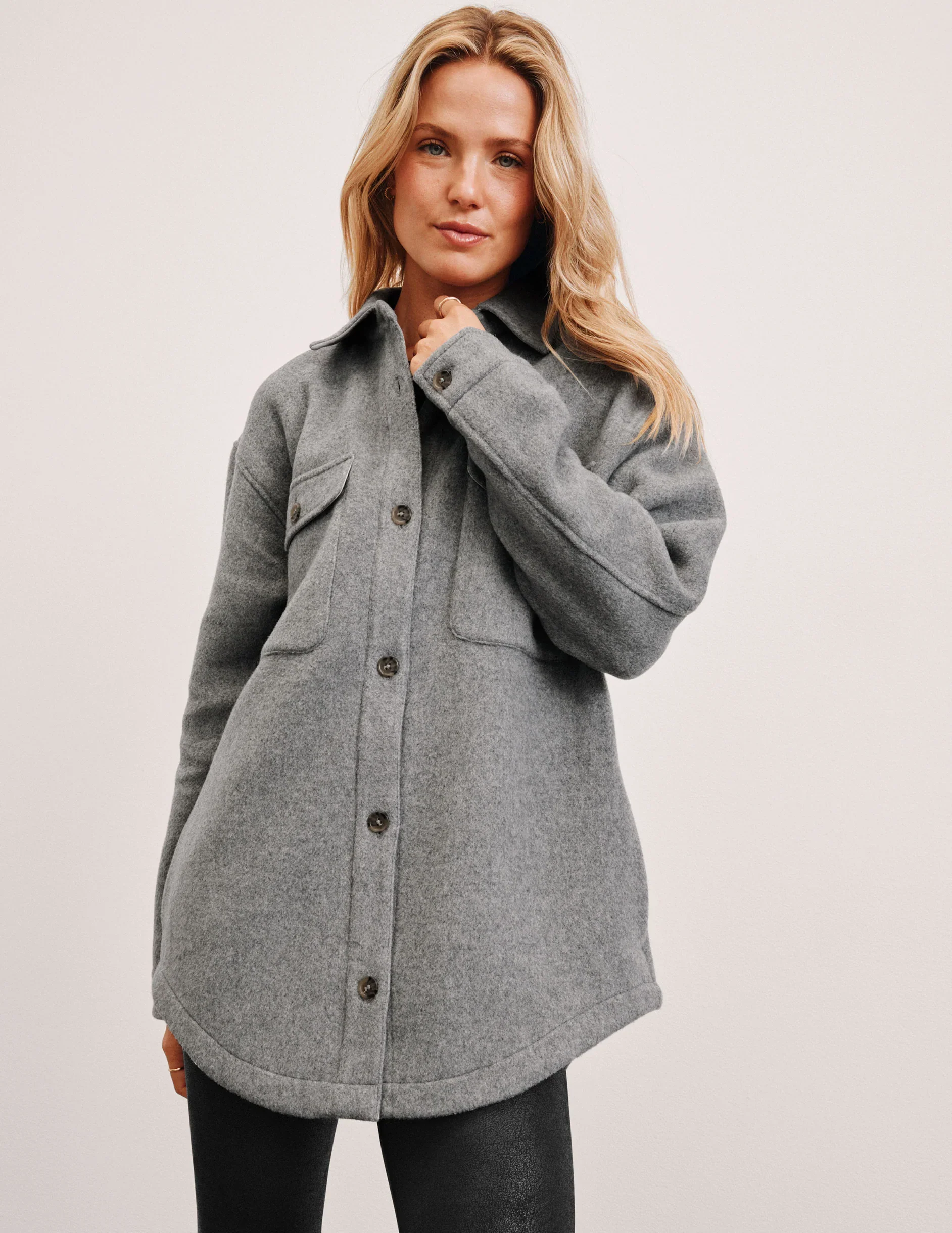 Insulated Wool Shirt Jacket