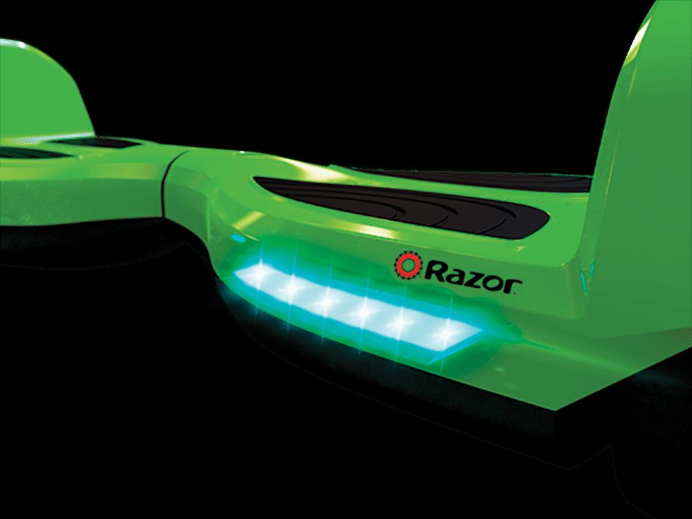 Hovertrax Brights Green with LED Lights UL2272 Certified Hoverboard for Child Age 8+ Image 9