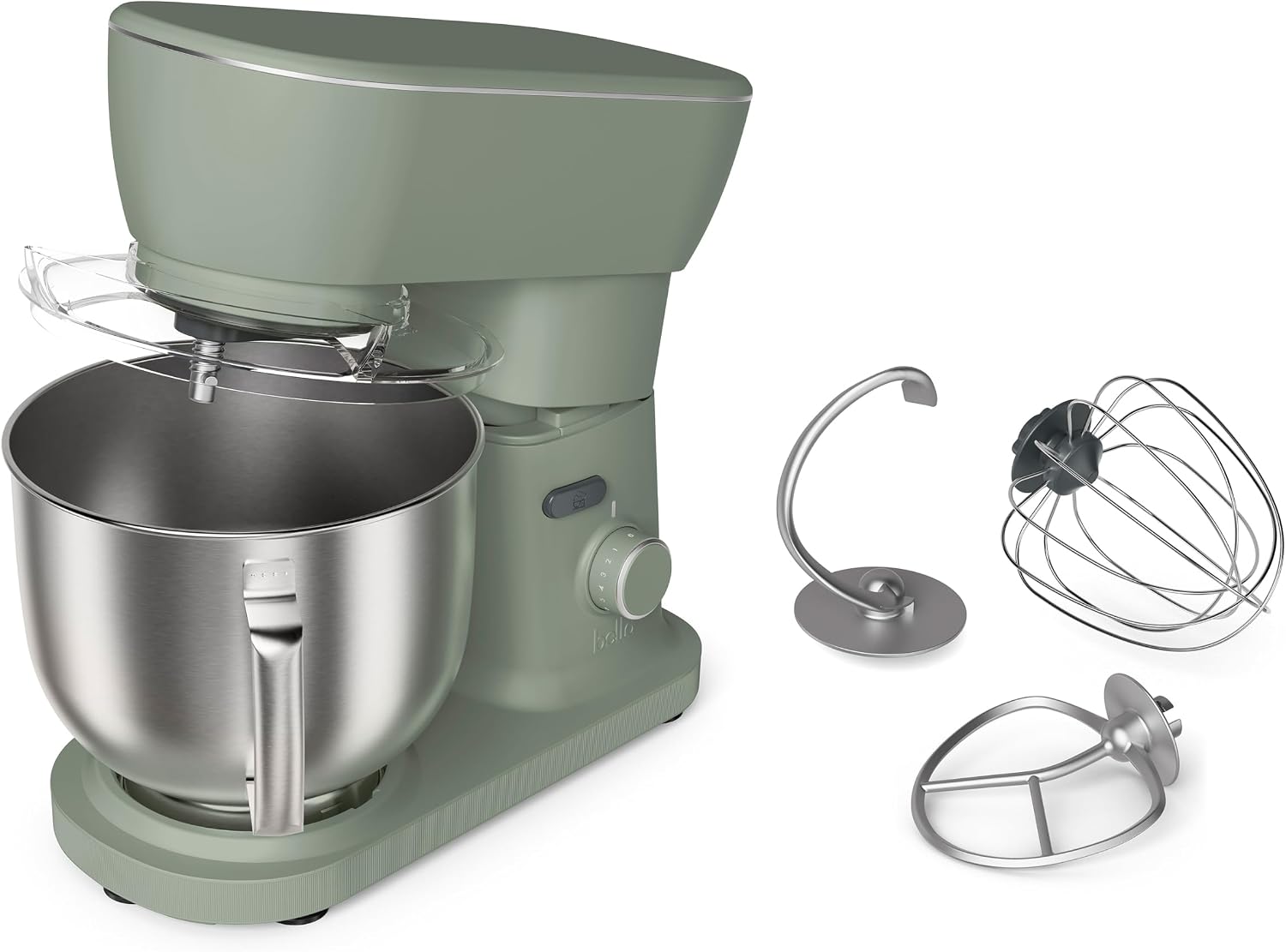 bella 3.5 Qt Hand & Stand Mixer, 2 in 1 Electric Mixer with Bowl, Plum