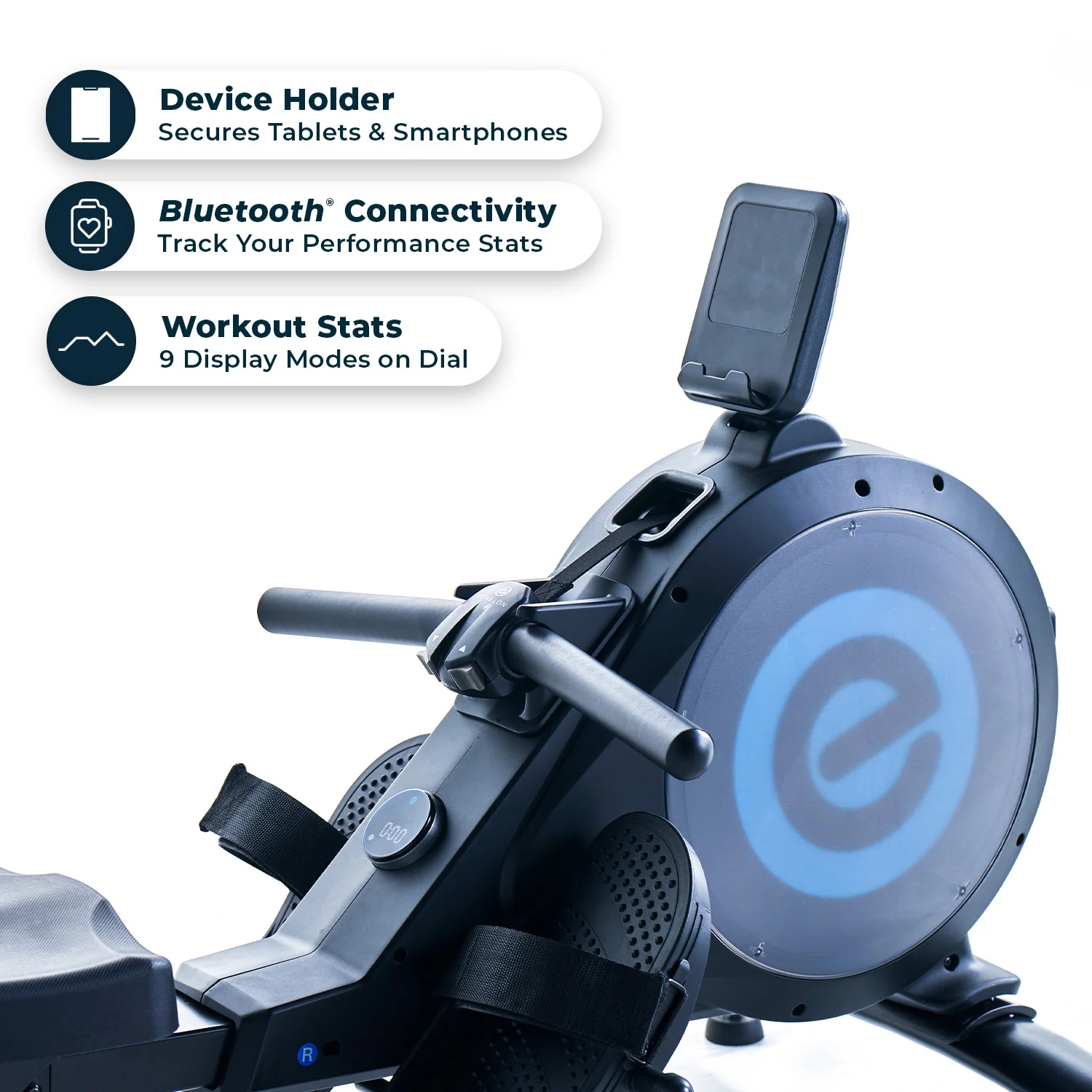 Row Sport 2 Foldable Rowing Machine with Magnetic Resistance Bluetooth - Image 3
