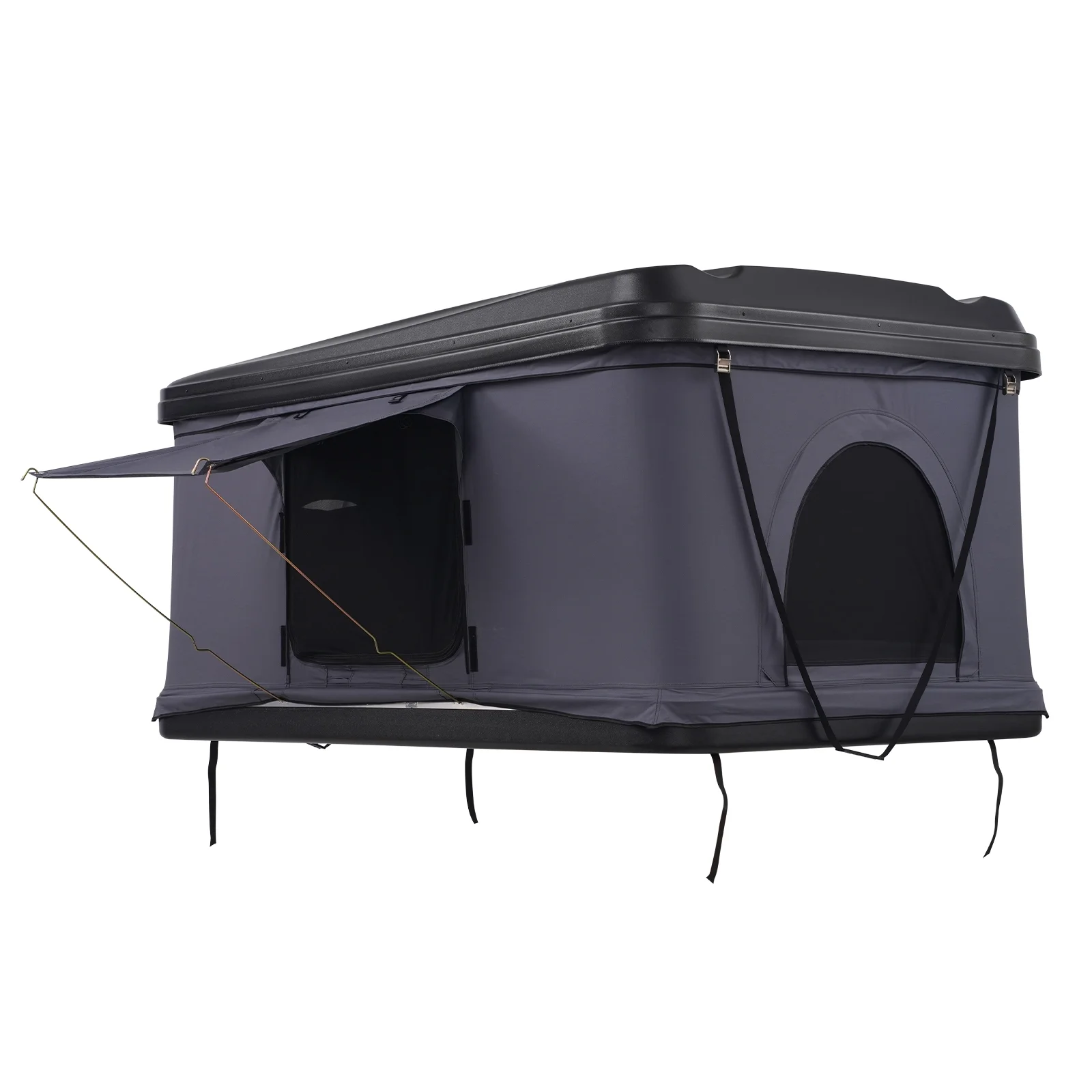 Hard Shell Rooftop Tent, Naturnest Model for 2-3 People, Includes Thick Mattress and Telescopic Ladder, Waterproof and Windproof, Suitable for Jeep, SUV, Van, and Pickup Trucks - Image 5