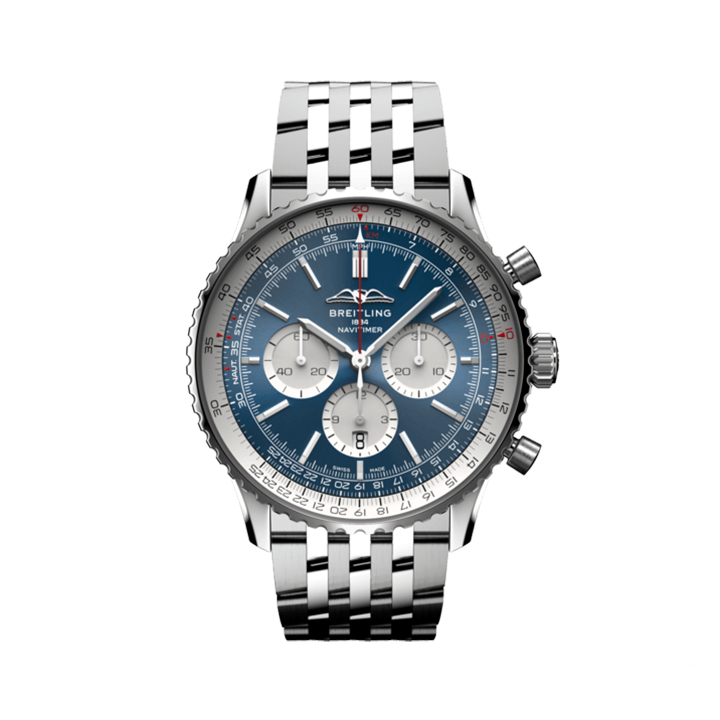 [Super Clone]Breitling AB0137211C1A1 Navitimer B01 Blue Dial - Νew