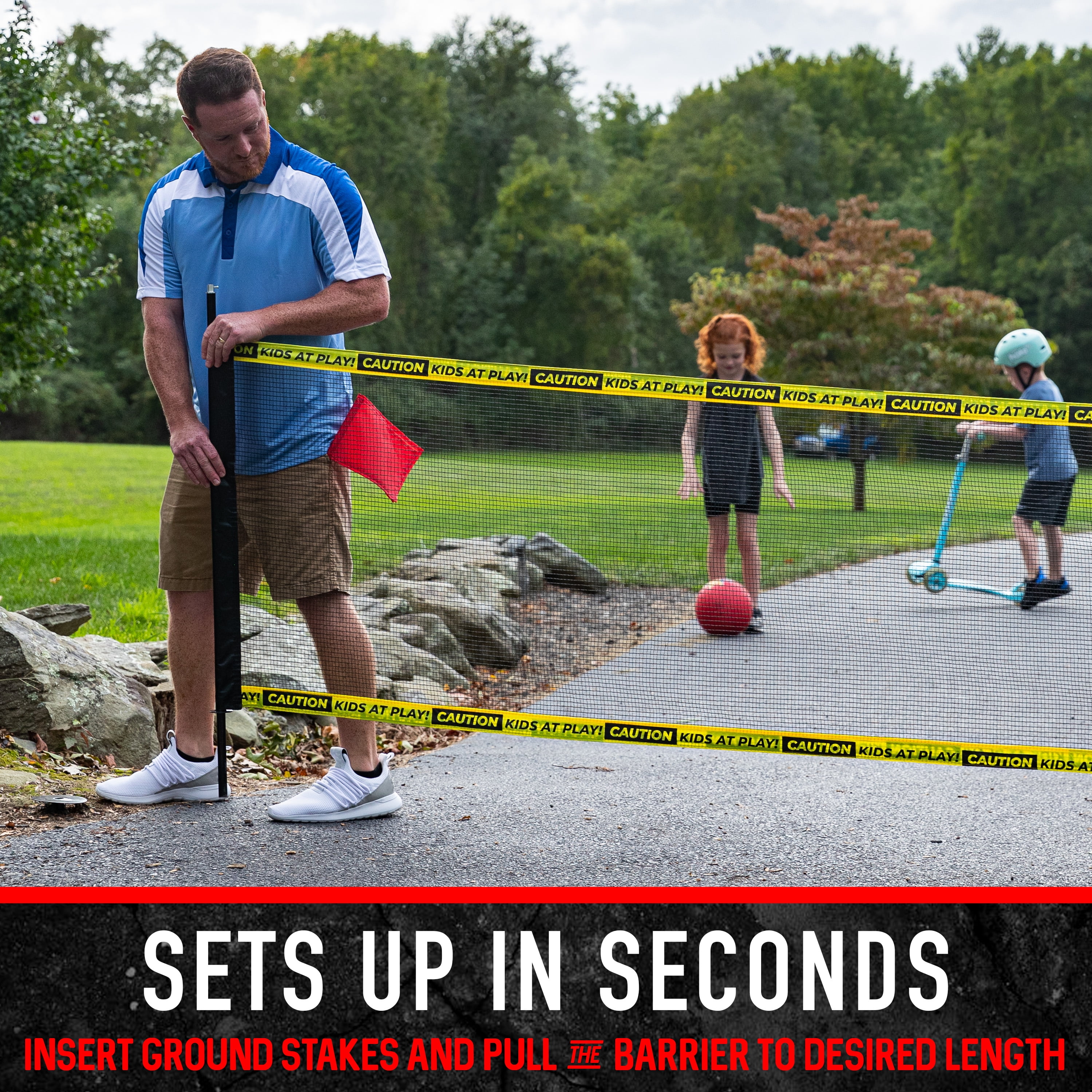Retractable Driveway Barrier �C Visual Safety Barrier - Image 6