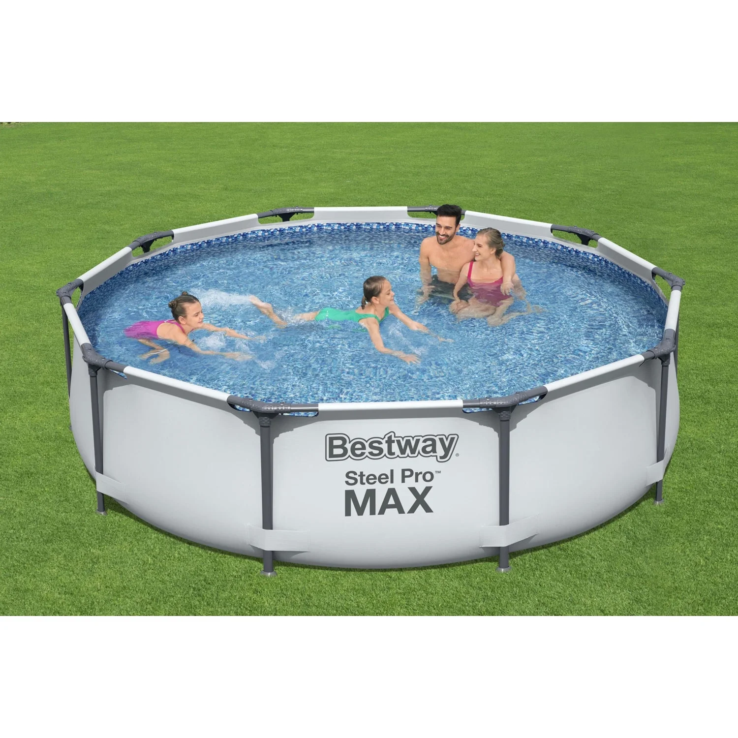 Steel Pro MAX 10' x 30" Above Ground Pool Set Round(10 ft) - Image 2
