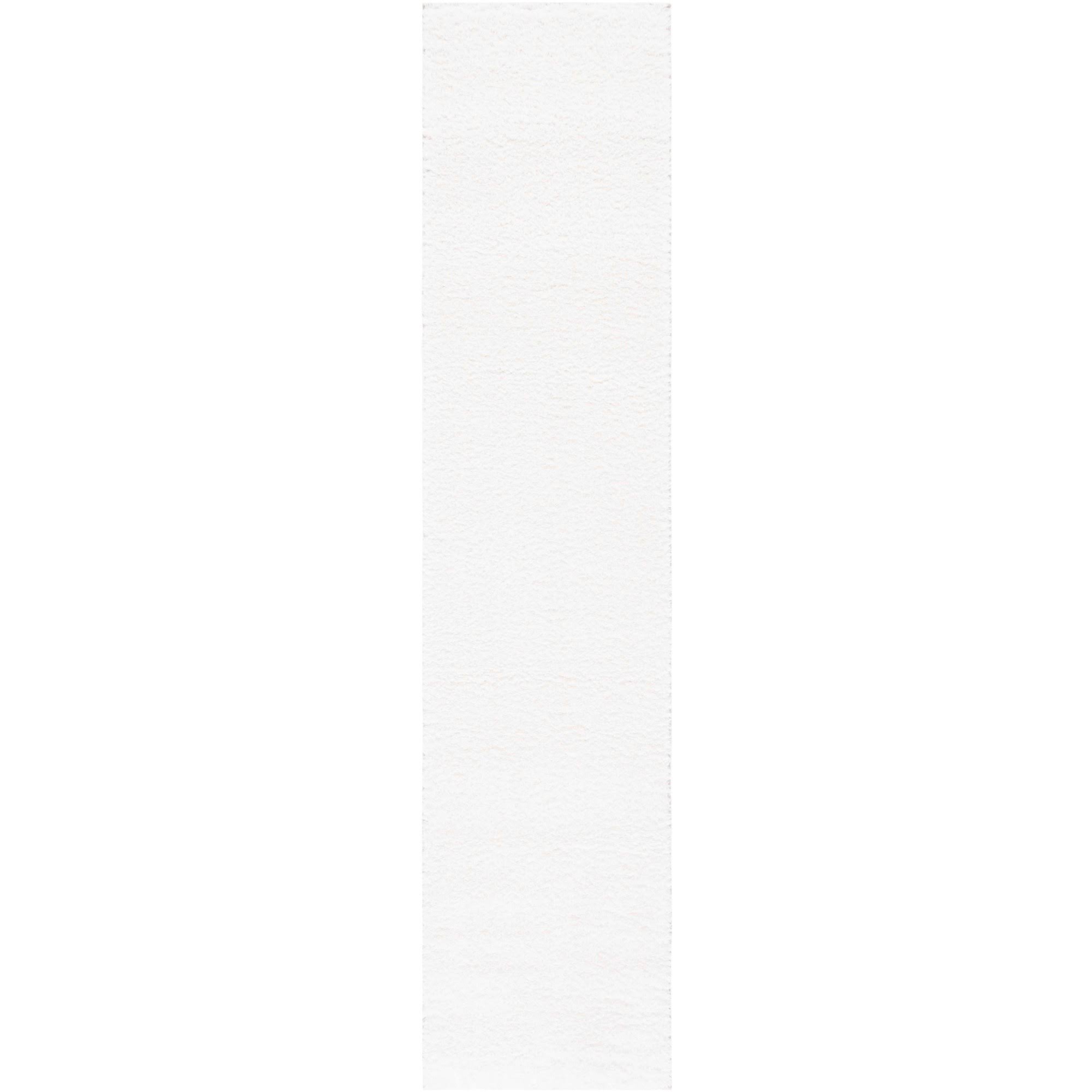 Safavieh 2 x 9 ft. Tahoe Shag Contemporary Runner Area Rug, White