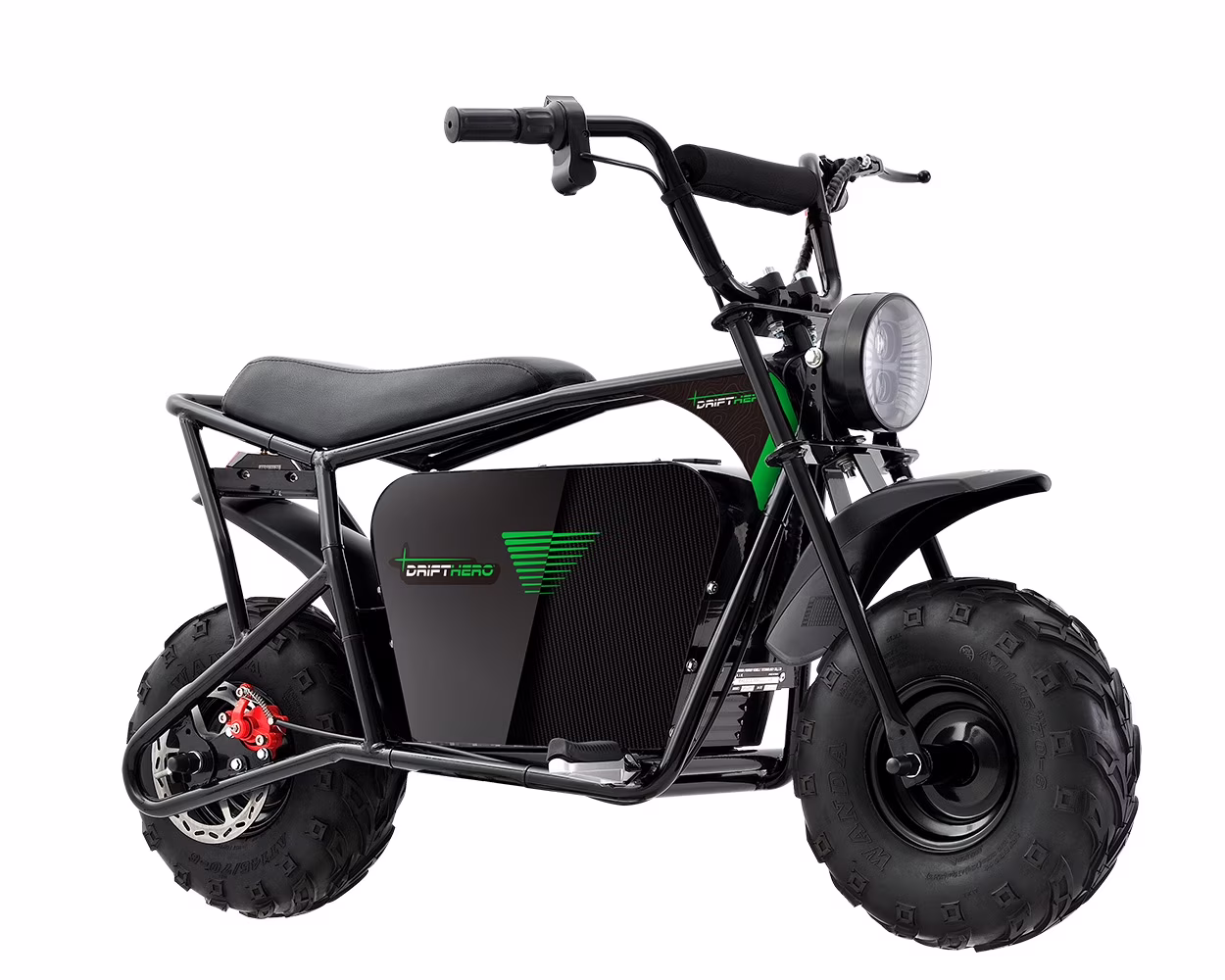 Drift Hero 1000W 19 Mph Electric Mini Bike, Black