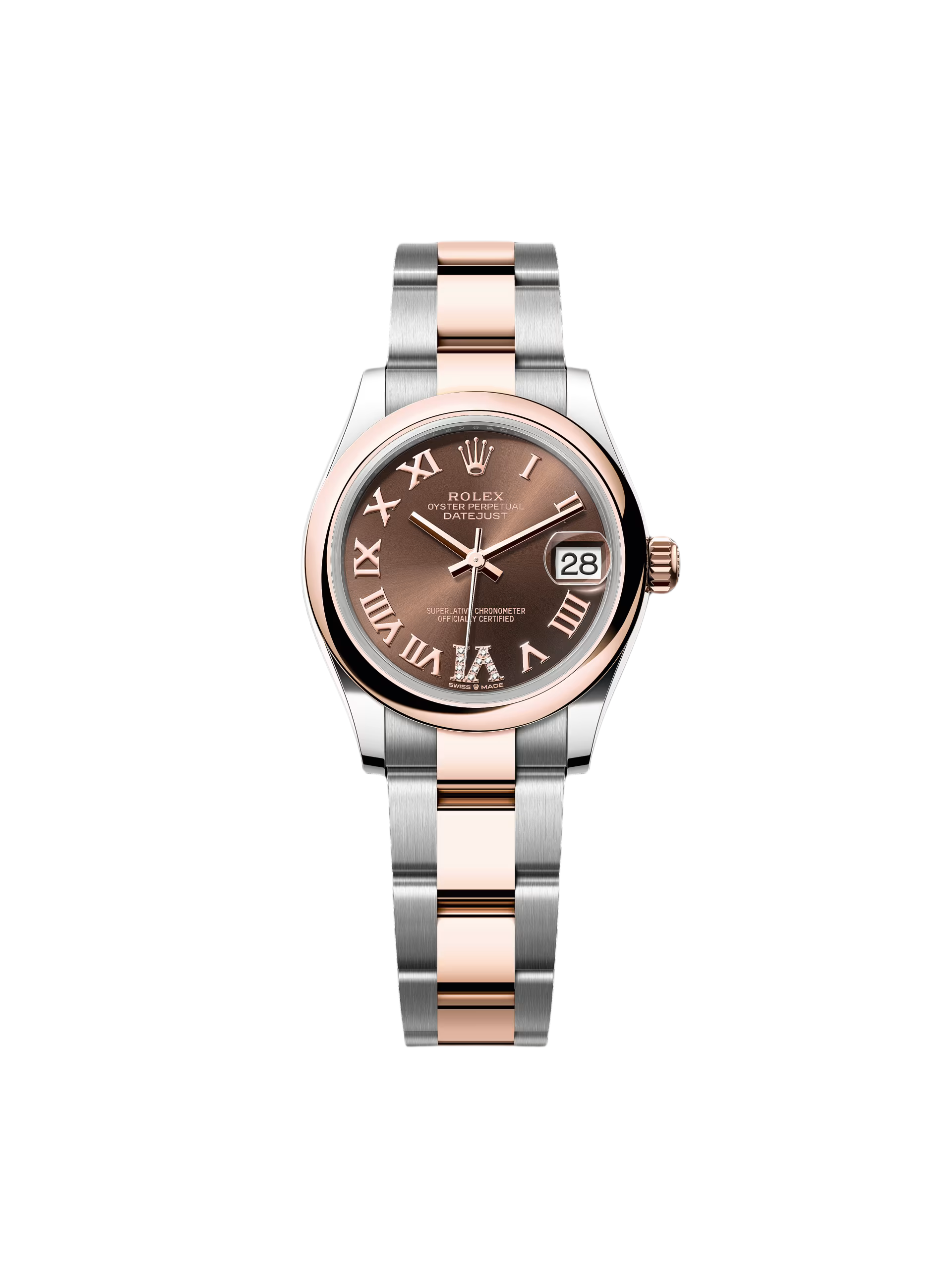 【Super Clone】RLX Datejust m278241-0003/0004 Chocolate 31mm Dial Oyster Bracelet Watch