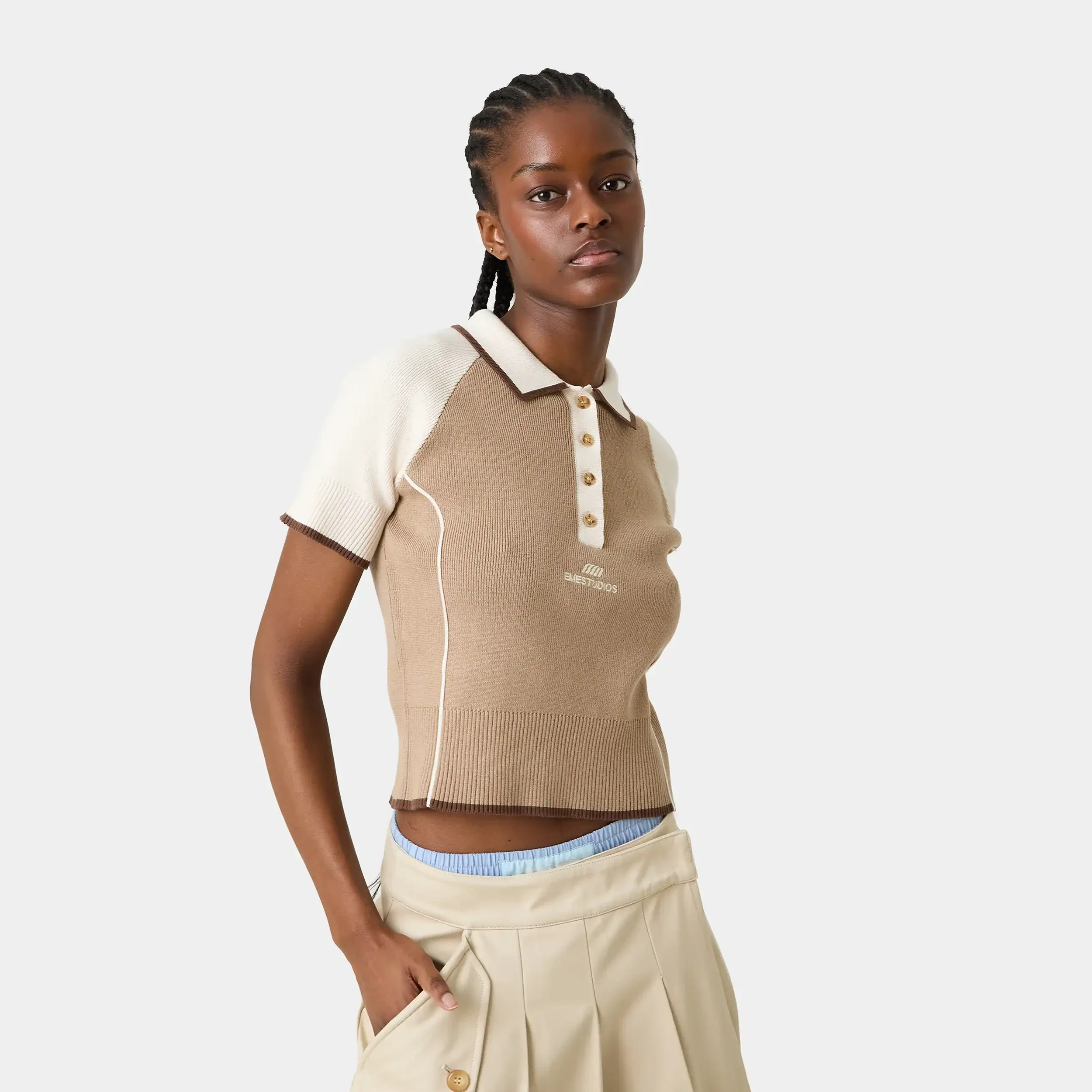 Fete Muddy Knit Polo