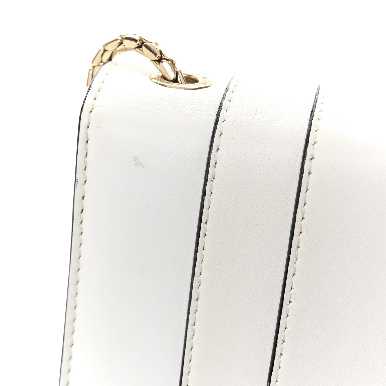 Calfskin Small Serpenti Forever Crossbody Bag White Agate