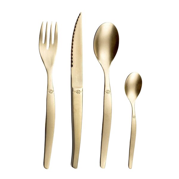 Jet bestikksett 16 deler champagne