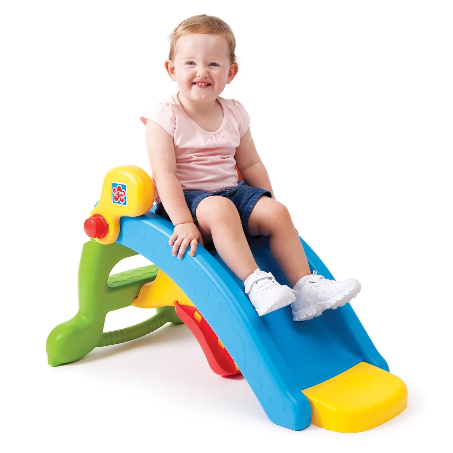 Plastic Toddler Slide and Rocker Combo - Image 3