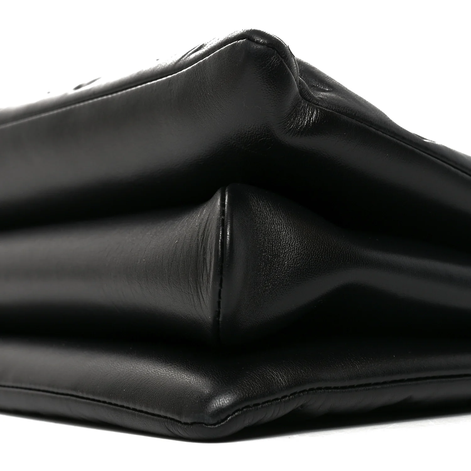 Lambskin Embossed Monogram Coussin MM Black