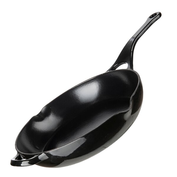 Støpejernspanne 26 cm svart