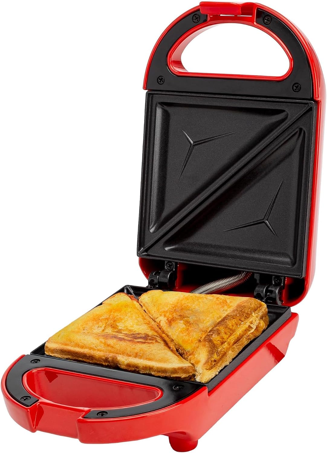 Tasty Mini Sandwich Maker, Makes Sandwiches, Paninis, Grilled Cheese, Desserts, Quick Results, Easy Cleanup, 600W, Aqua