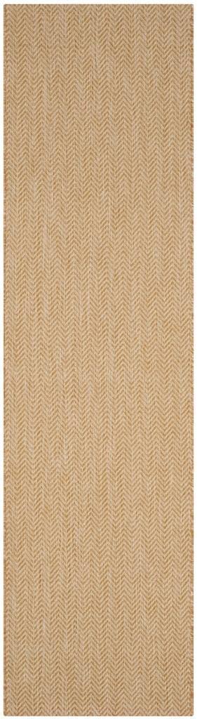 Safavieh Outdoor CY8022-03012 Courtyard Natural / Cream Rug - 4' x 5' 7