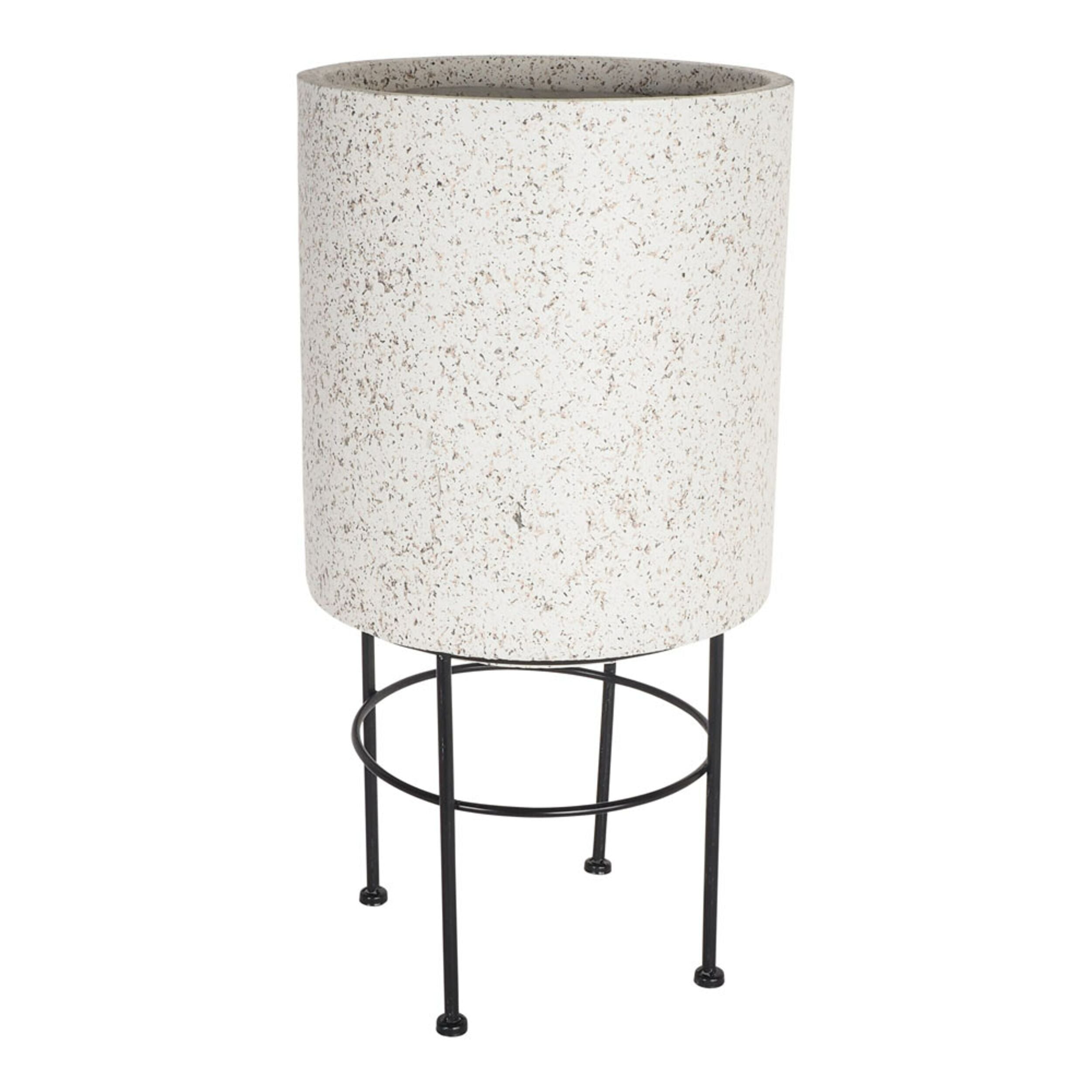 Terrazzo Look Plant Stand Large 63.5x34cm